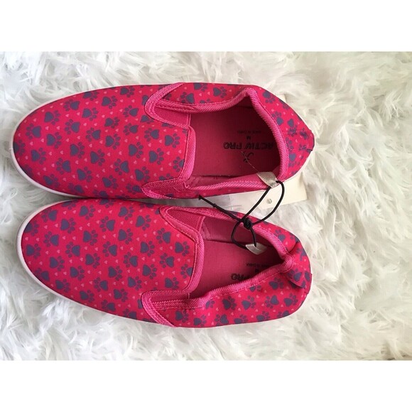 4 Pairs of Little Girls Slip On Sneakers. Size Medium New With Tags - Picture 2 of 6